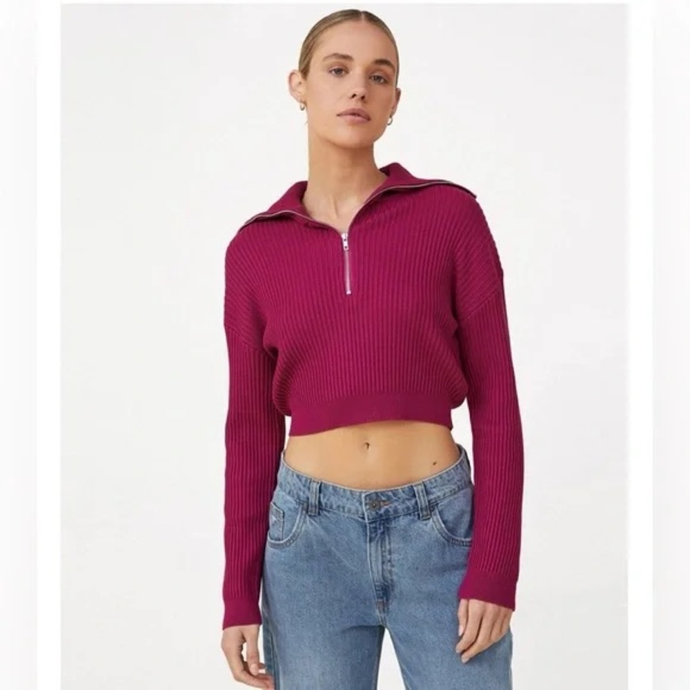 Cotton on cropped sweater